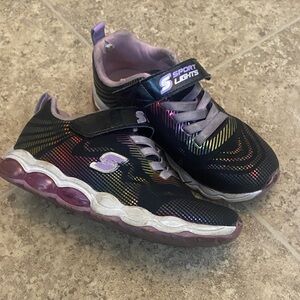 Kids Shoes - Black and Purple